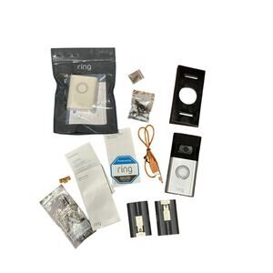 Ring Video Doorbell 3 with Two Batteries and Extra White Cover